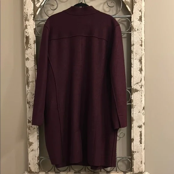 Chico’s Elegant Purple Coat with Pockets - Picture 9 of 12